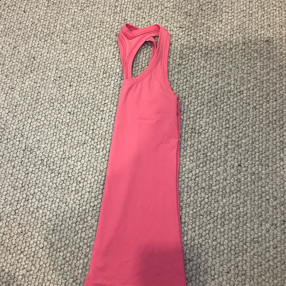 Pink Lululemon tank top